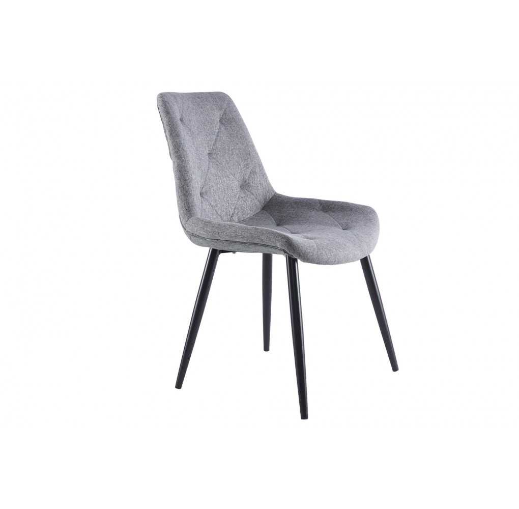Pack 4 Sillas de Comedor Marlene Tejido Gris y Negro Pack 4 Sillas de Comedor Marlene Tejido Gris y Negro